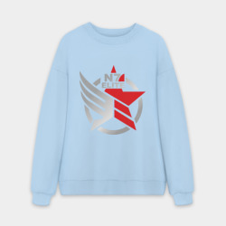 Мужской свитшот oversize без начеса хлопок N7 Mass Effect