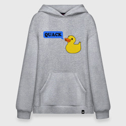 Худи SuperOversize хлопок Утка говорит quack