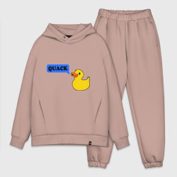 Мужской костюм oversize хлопок Утка говорит quack