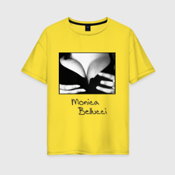 Женская футболка хлопок Oversize Моника Белуччи