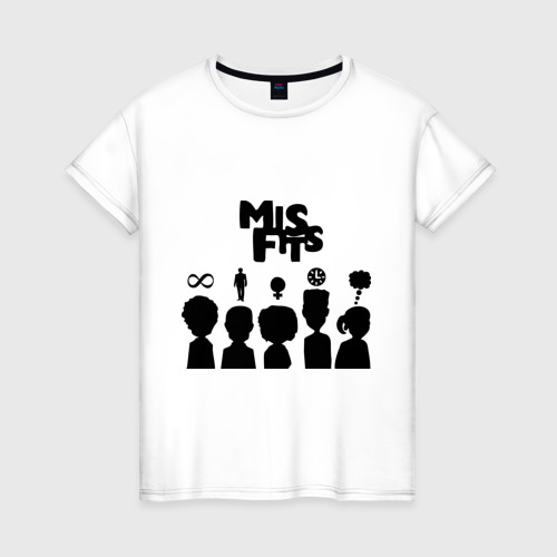 Женская футболка хлопок Misfits:Отбросы
