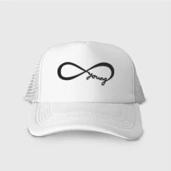 Кепка тракер с сеткой Вечно молодой