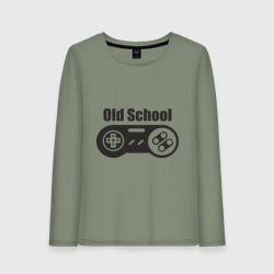 Женский лонгслив хлопок Old school