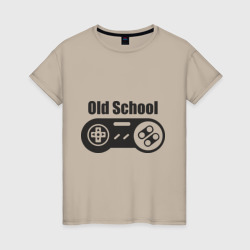 Женская футболка хлопок Old school