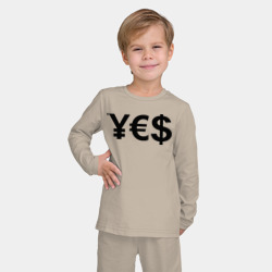 Детская пижама с лонгсливом хлопок YE$ - фото 2