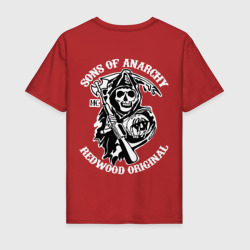 Мужская футболка хлопок Sons of anarchy back