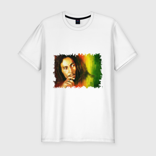 Мужская футболка хлопок Slim Bob Marley