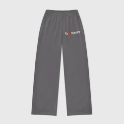 Женские брюки oversize без начеса хлопок Gimbarr - ломаная кость