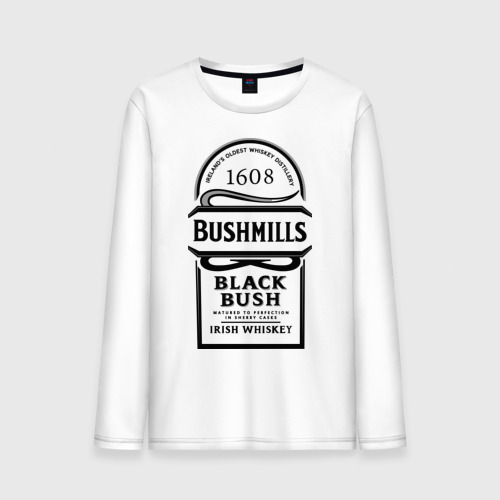 Мужской лонгслив хлопок Bushmills, цвет белый