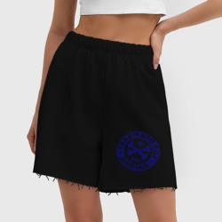 Женские шорты oversize футер хлопок Травматолог - это диагноз - фото 2