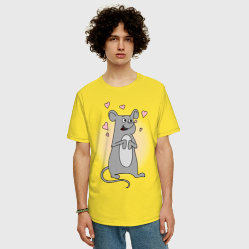 Мужская футболка хлопок Oversize Mousy - фото 3