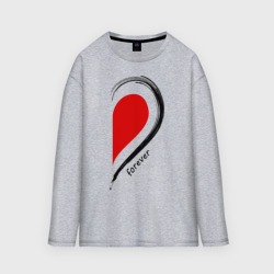 Женский лонгслив oversize хлопок Together forever second