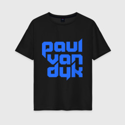 Женская футболка хлопок Oversize Paul