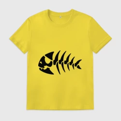 Мужская футболка хлопок Рыба-пират