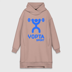 Платье-худи хлопок Yopta Sport