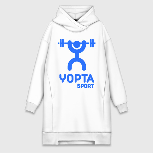 Платье-худи хлопок Yopta Sport