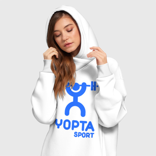 Платье-худи хлопок Yopta Sport - фото 3