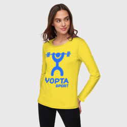 Женский лонгслив хлопок Yopta Sport - фото 2