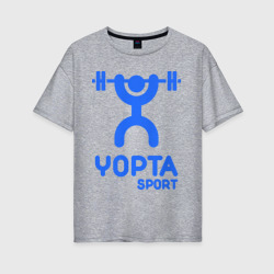 Женская футболка хлопок Oversize Yopta Sport