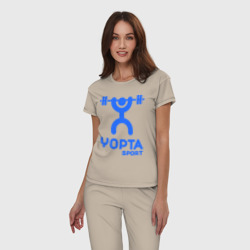 Женская пижама хлопок Yopta Sport - фото 2