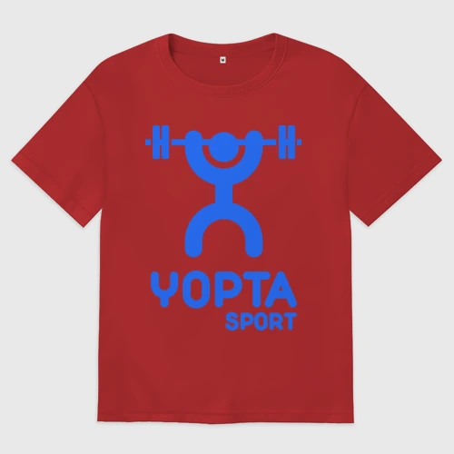 Мужская футболка хлопок Oversize Yopta Sport
