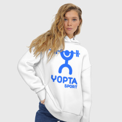 Женское худи Oversize хлопок Yopta Sport - фото 2