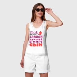 Женская майка хлопок Так выглядит лучший сын - фото 2