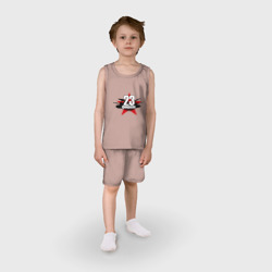 Детская пижама с шортами хлопок Лого - 23 февраля - фото 2