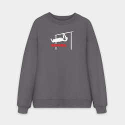 Мужской свитшот oversize без начеса хлопок Hannibal For King Workout