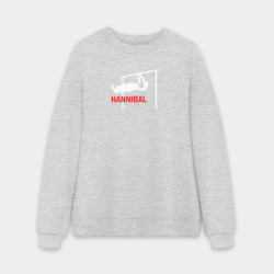 Мужской свитшот oversize без начеса хлопок Hannibal For King Workout