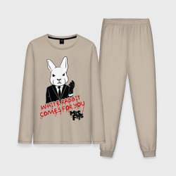 Мужская пижама с лонгсливом хлопок Rabbit Misfits