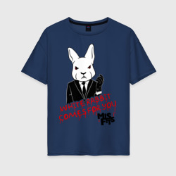Женская футболка хлопок Oversize Rabbit Misfits