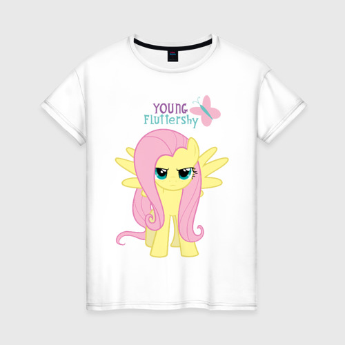 Женская футболка хлопок Naughty Fluttershy Фото 01 Женская футболка хлопок Naughty Fluttershy Фото 01