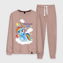 Мужской костюм хлопок Rainbow Dash