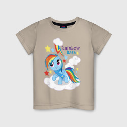 Детская футболка хлопок Rainbow Dash