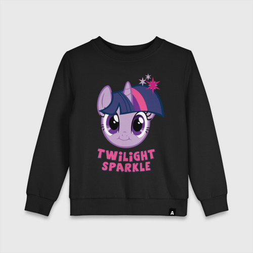 Детский свитшот хлопок Twilight Sparkle, цвет черный