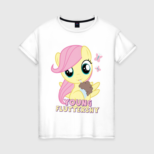 Женская футболка хлопок Young Fluttershy