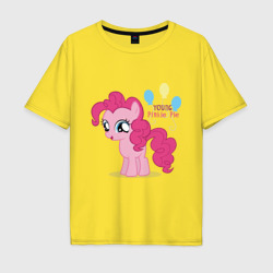 Мужская футболка хлопок Oversize Young Pinkie Pie