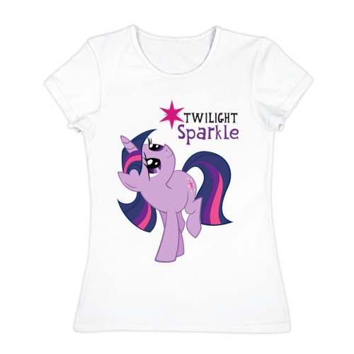 Женская футболка хлопок Young Twilight Sparkle Фото 01 Женская футболка хлопок Young Twilight Sparkle Фото 01