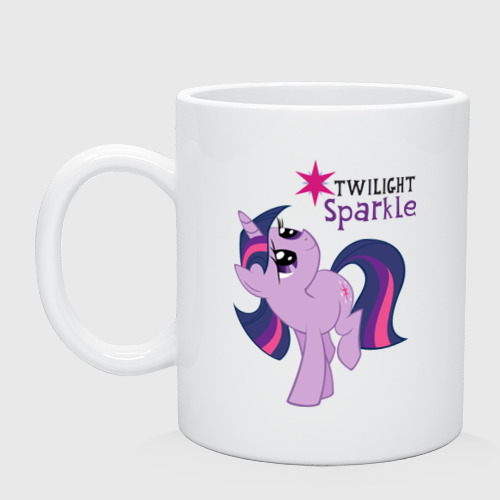 Кружка керамическая Young Twilight Sparkle, цвет белый