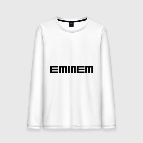 Мужской лонгслив хлопок Eminem black logo