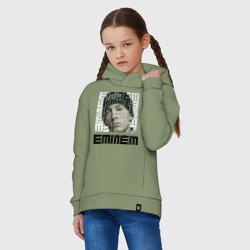 Детское худи Oversize хлопок Eminem grey - фото 2