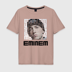 Мужская футболка хлопок Oversize Eminem grey