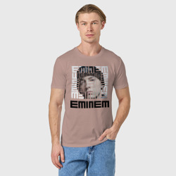Мужская футболка хлопок Eminem grey - фото 2