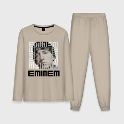 Мужская пижама с лонгсливом хлопок Eminem grey