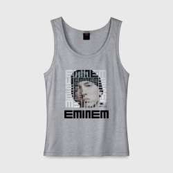 Женская майка хлопок Eminem grey