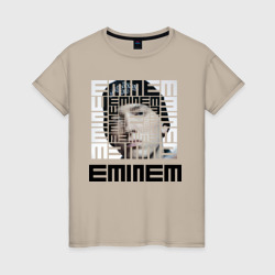 Женская футболка хлопок Eminem grey