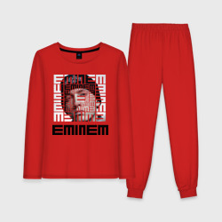 Женская пижама с лонгсливом хлопок Eminem grey