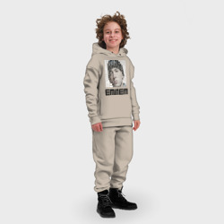 Детский костюм хлопок Oversize Eminem grey - фото 2