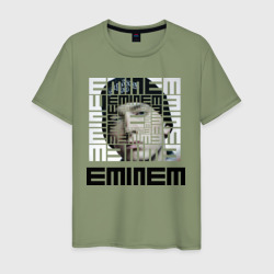 Мужская футболка хлопок Eminem grey